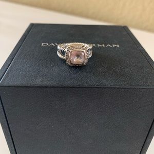 David Yurman Petite Albion ring with Morganite